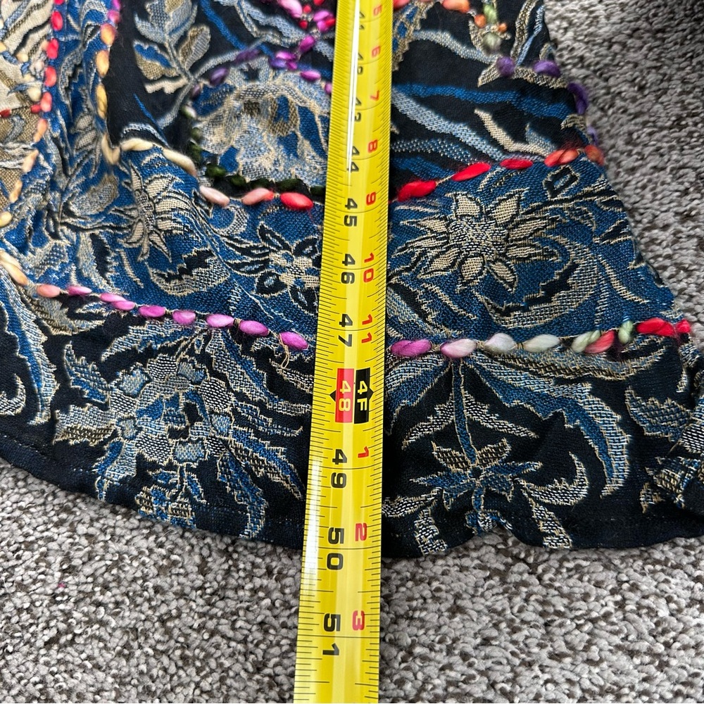 Ayka Ciara Thick Stitch Floral Embroidered Duster One Size - Picture 11 of 11